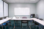 Ghent 4 x 4 Porcelain Magnetic Whiteboard, Aluminum Frame, 1 Marker, 1 Eraser - Image 2