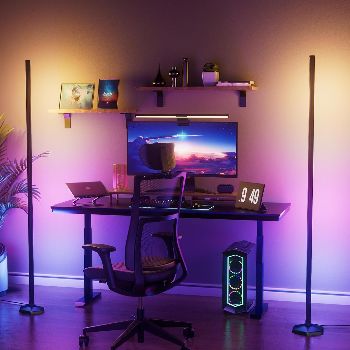YIKBIK 2PCS RGB Floor Lamp