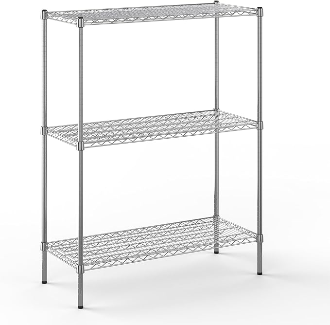 Regal Altair 18" Deep x 42" Wide x 54" Height Wire Shelving Kit | 3-Tier | NSF by Regal+Altair