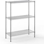 Regal Altair 18" Deep x 42" Wide x 54" Height Wire Shelving Kit | 3-Tier | NSF by Regal+Altair