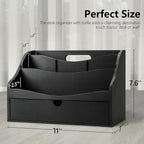Rebee Vision Pine Wooden Mail Organizer - Image 2