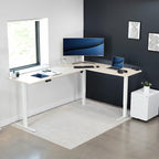 VIVO Electric Corner 84 x 63 inch L-Shaped Standing Desk, Memory Height - Image 8