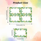 Wonmon 200 PCS Cactus Name Tags Stickers, Self Adhesive Cute Cactus Name Tag - Image 2