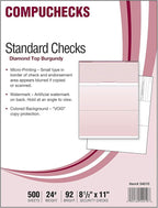 Compuchecks Check on Top Blank Check Paper by Compuchecks
