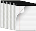 White Legal Pads 8.5 x 11 Notepads, 12 Pack Writing Paper Note Pads 8.5x11 by NotePads