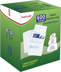 Sheet Protectors 600 Page, Page Protector 8.5" x 11" ，Upgraded Thick Material by SMELHA
