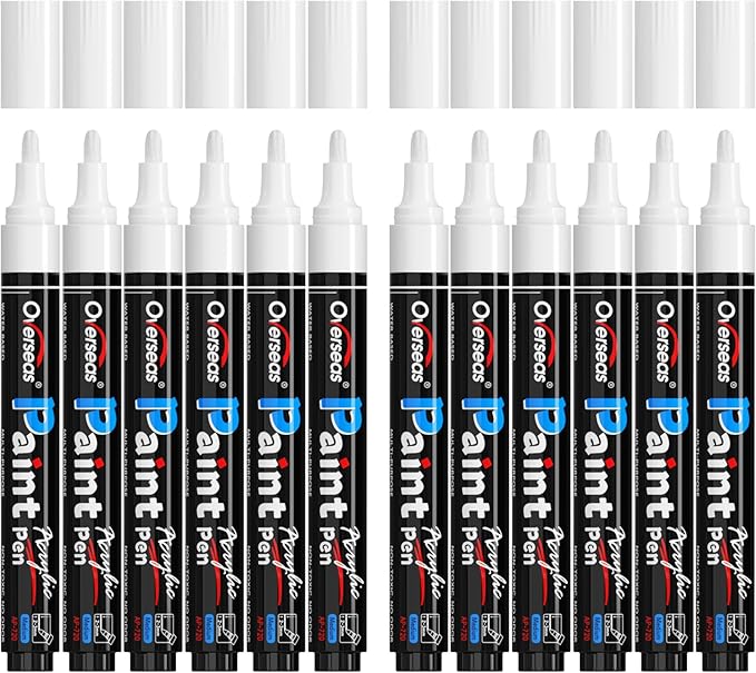 Overseas White Paint Pens by Overseas