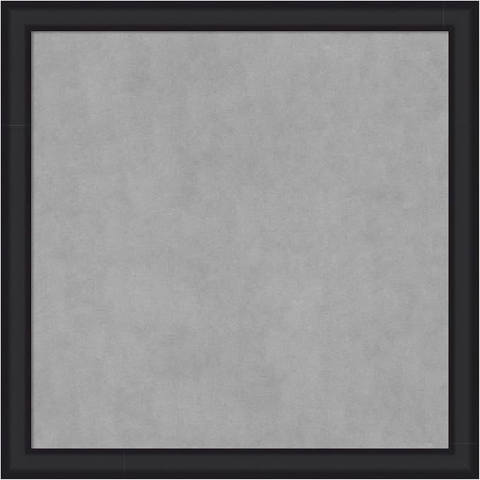Amanti Art Black Framed Magnetic Board 27x27 Medium Vision Board by AmantiArt