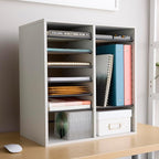Safco Wooden Paper and Mail Organizer - Image 4