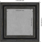 Amanti Art Black Framed Magnetic Board 17x17 X-Small Vision Board - Image 4