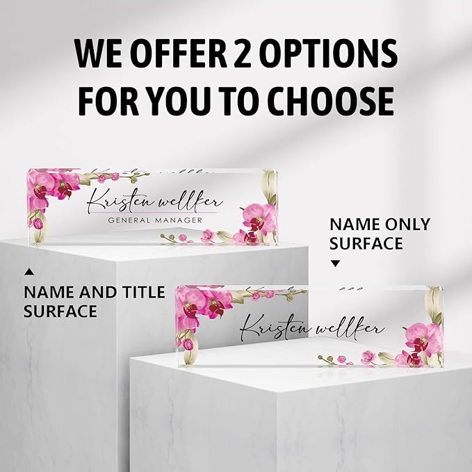 Personalized Desk Name Plate - Image 6