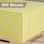 AILZFEI 12 Pack Yellow Legal Pads 8.5 x 11.75 College Ruled Yellow Note Pad - Image 3