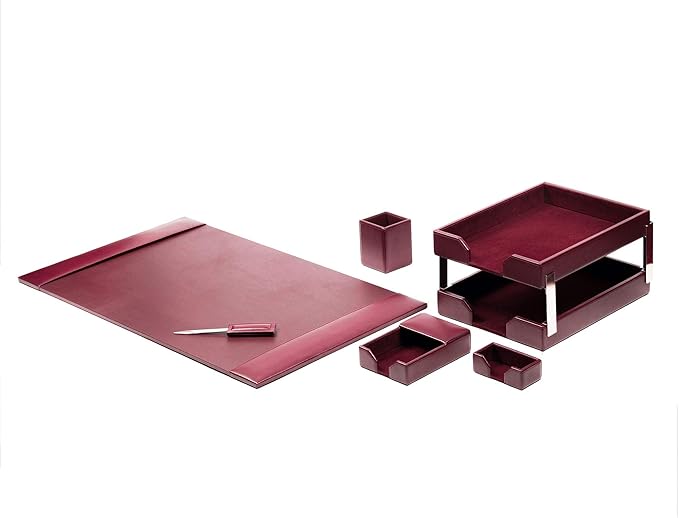 DACASSO Bonded Leather Desk Set - Image 2