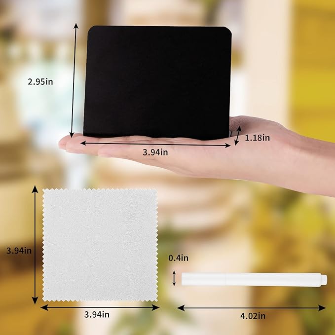 20 Pack Mini Chalkboard Signs - Image 2