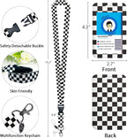 Black and White Checkered Lanyards - Image 4