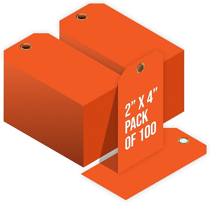 Tags 4 Less 15 Mil Waterproof Plastic Tags, Outdoor Tagging, Equipment Labeling - Image 2