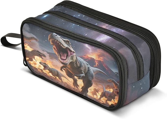 BOENLE Dinosaurs Roar Pencil Case Box Boys Girls Large Pencil Pouch by BOENLE-WELCOMEYOURCOMING