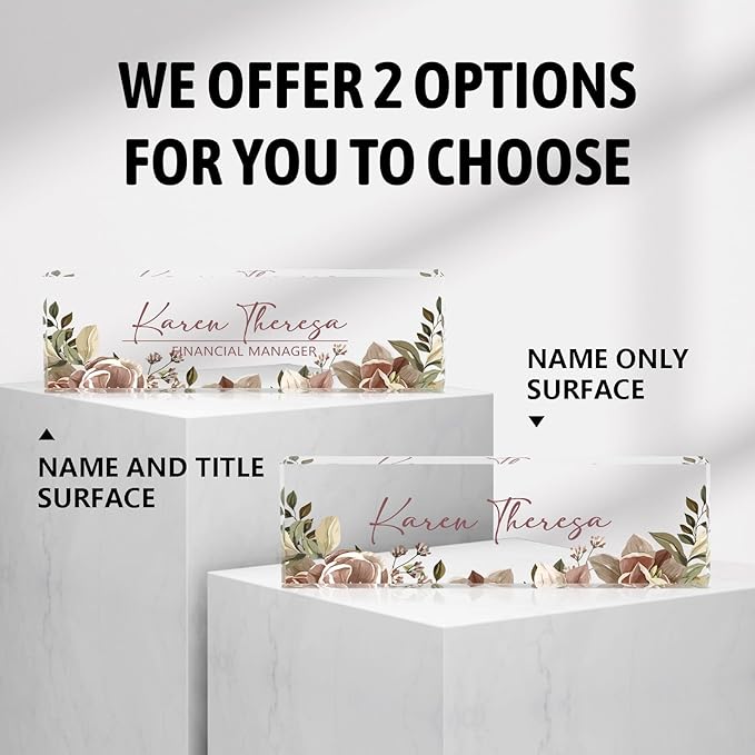 Custom Office Name Plate, Personalized Gifts - Image 6