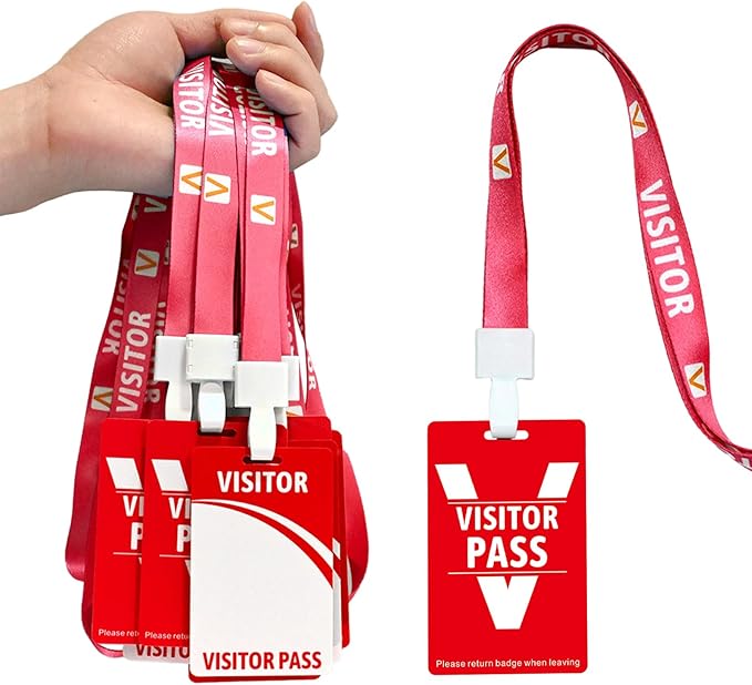 Visitor Badge Lanyards Volunteer Badge Holder by OSTENBIG