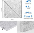 Sonicism 12 Pack X-Lined Acoustic Panels - Image 5