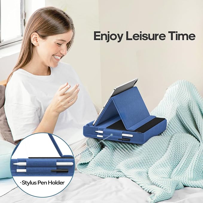 KDD Tablet Pillow Stand, Bed and Desk, Foldable Soft Pad Dock - Image 3