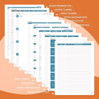 IN-LUXPRO Planner 2026 Daily Weekly and Monthly, 11.5"x8.5", 12 Months Spiral - Image 5