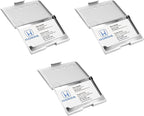 Stephanie Imports Set of 3 Slim & Minimalist Metal Business Card Holder Unisex - Image 3