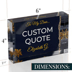 Custom Acrylic Sign Personalized, Custom Desk Name Plate, 18 Styles, - Image 7