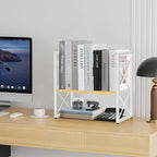 YINMIT Desktop Shelf Organizer, 2 Tier Office Shelves, Wood Desk Organizer - Image 8