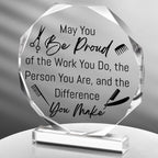 CroBlissful Hairdresser Gifts Acrylic Desk Decor Difference You Make Hairapist Gifts Barbershop Hair Salon Decor for Hair Stylist Cosmetology Women Men Birthday Plaque for Friend Hairdresser Barber