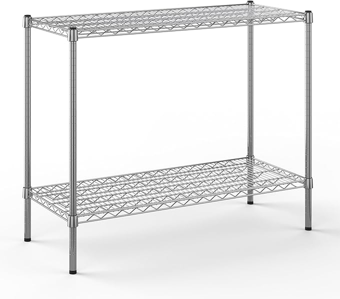 Regal Altair 18" Deep x 42" Wide x 34" Height Wire Shelving Kit | 2-Tier | NSF by Regal+Altair