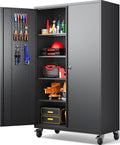 sisesol wide & deep metal storage cabinet with, main product view