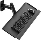 Keyboard Tray Wall Mount, Sit-Stand 26 Inch Keyboard and Mouse Stand, Height