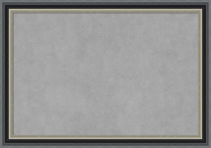 Amanti Art Black Framed Magnetic Board 19x27 Medium Vision Board by AmantiArt