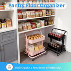 Ufriandz 2 Tier Short Rolling Cart - Image 2