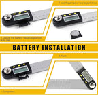 Delgada 8 inch/200mm Digital Angle Finder Ruler - Image 4