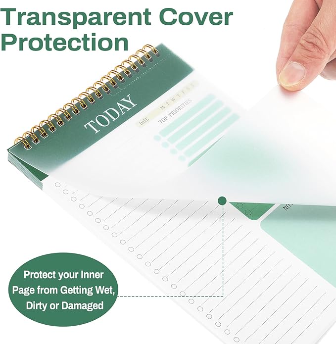 to Do List Notepad with 60 Tear Off Sheets, 6.7 x 9.8" to Do List Notebook - Image 7