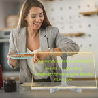 Acrylic Dry Erase Board with Light 11.8 X 7.9” Clear Light up Dry Erase Board - Image 2