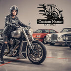 Personalized Motorcycle Metal Sign Custom Biker Name Sign Dirt Bike Wall Decor - Image 6