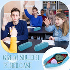 Feifeiya 8 Pcs Silicone Pencil Case Pen Zipper Pouch Bags Aesthetic Back to - Image 6