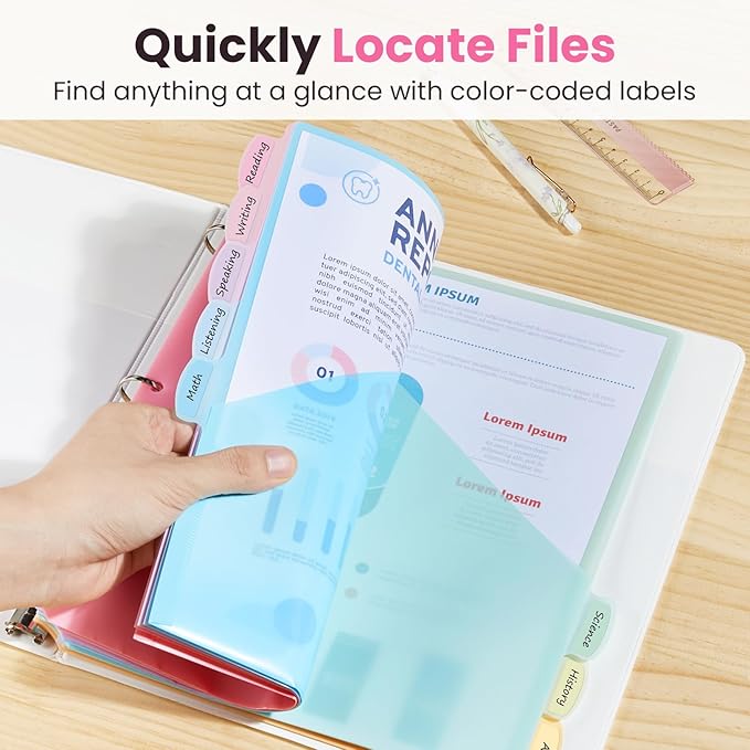 Sooez 8-Tab Binder Dividers - Image 6