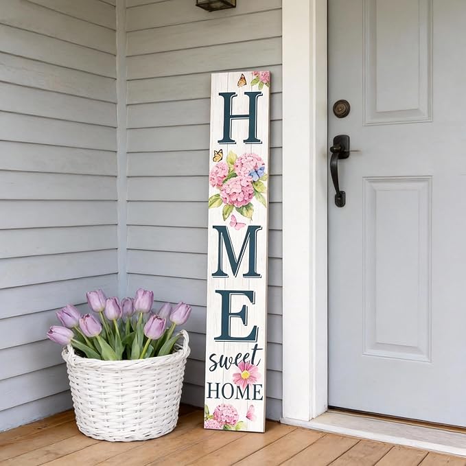 Home Sweet Home Welcome Sign for Front Porch, Farmhouse Yard Signs Home Decor - Image 6