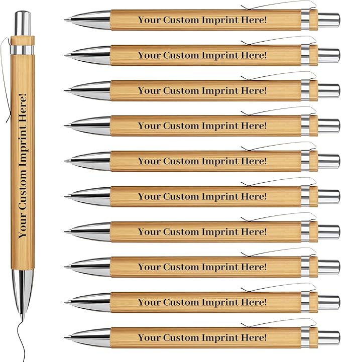 Auto-aAtend Personalized Bamboo Pens by Auto-aAtend