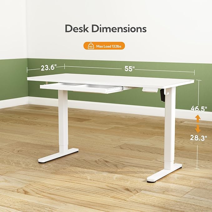 INNOVAR Glass Standing Desk - Image 3