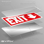 iSYFIX Exit Signs 6 Pack 12x4 Inch - Image 8