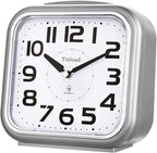 Tinload 5.5" Large Analog Alarm Clock Silent Non Ticking, Gentle Wake, Beep - Image 4