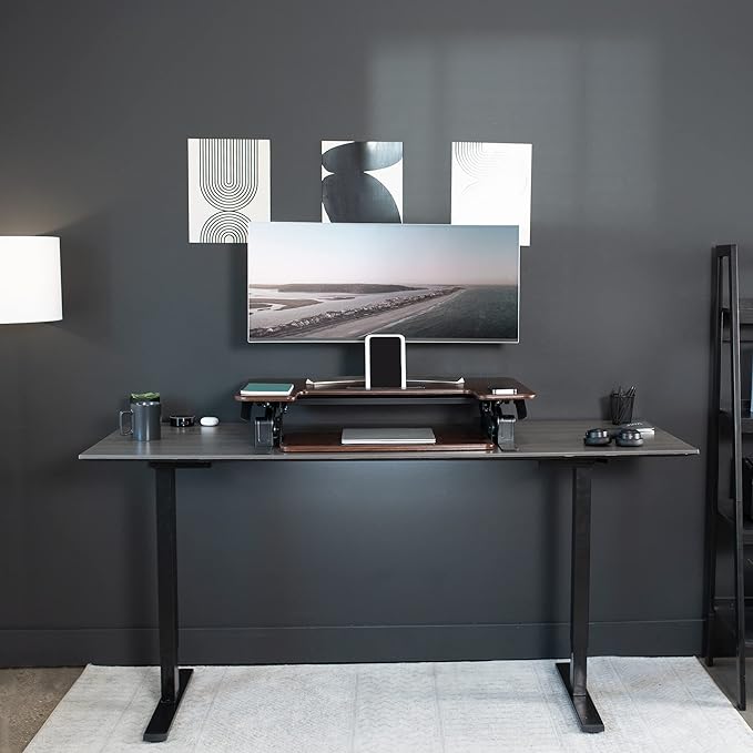 VIVO 42 inch Height Adjustable Stand Up Desk Converter, V Series, Quick Sit to - Image 7