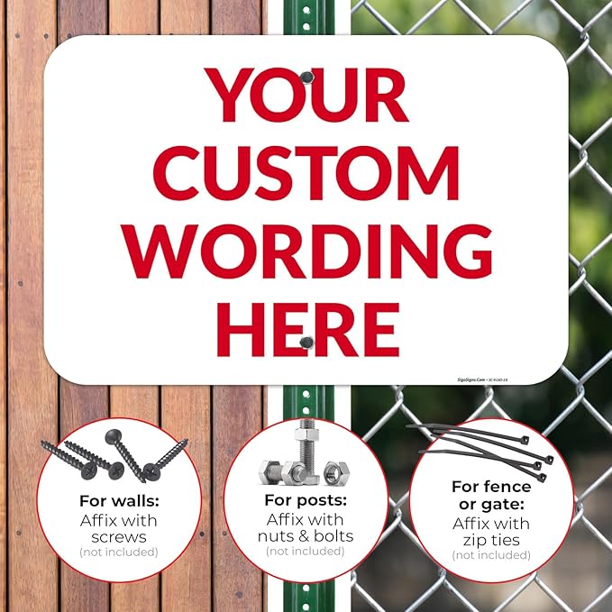 Custom Sign, Personalized Metal Signs, Customize - Image 4