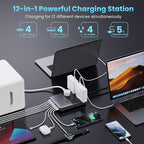 12-in-1 Charging Station USB C Power Strip - Image 2