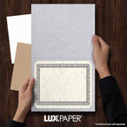 LUXPaper 9.5" x 12" Certificate Holders | Silver Metallic | 105lb. Cover | 100 - Image 3